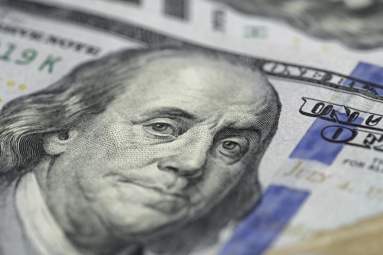 Benjamin Franklin được in trên tờ đô la của Mỹ